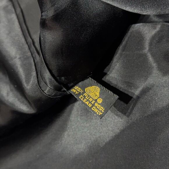 VTG 90s Brooks Brothers 3-Button Suit USA Gray Micro Houndstooth Wool Men’s 41L - Picture 9 of 16